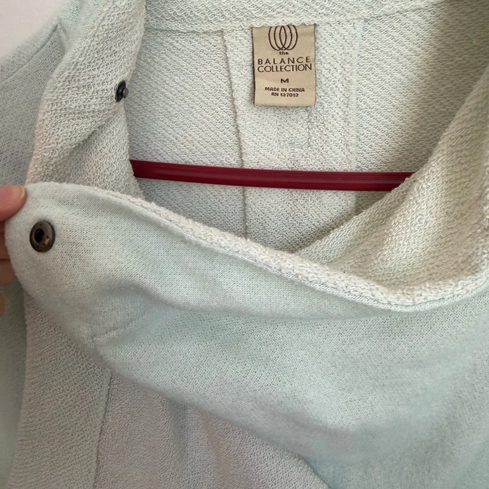 3/$15 | Balance Collection Mint Cowl Neck Sweater - Picture 4 of 6